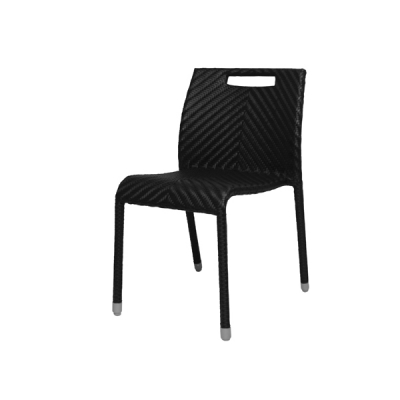 Chaise de Restaurant Professionnel Esprit Chic Tressée, Alu FREEZE | Ligne MOB 